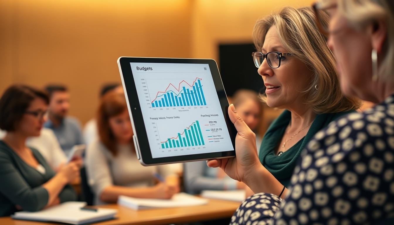 Supporting pricing visual